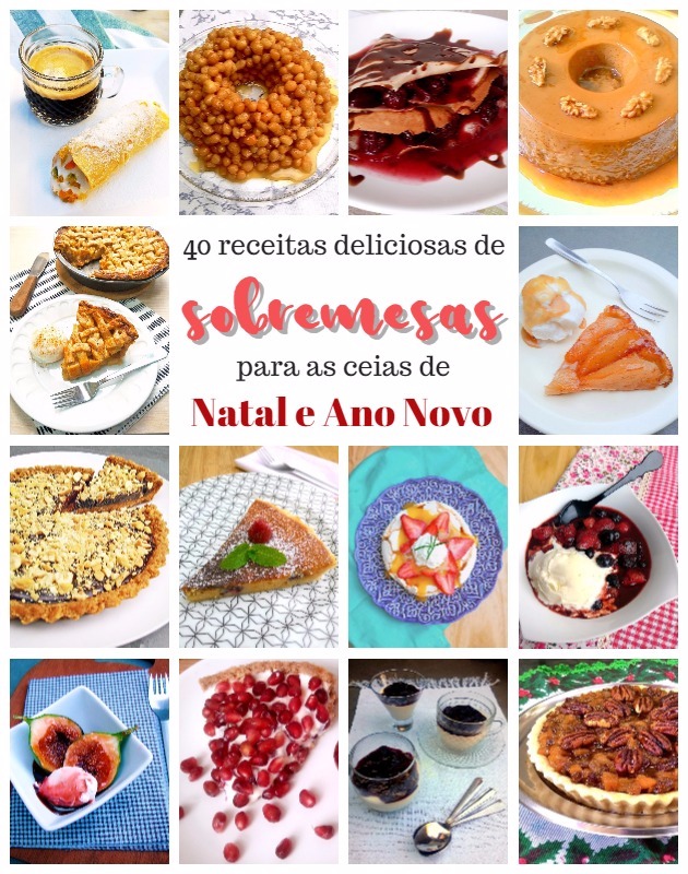 40 sobremesas deliciosas para as ceias de Natal e Ano Novo – COZINHANDO PARA 2 OU 1 40 sobremesas deliciosas para as ceias de Natal e Ano Novo – COZINHANDO PARA 2 OU 1