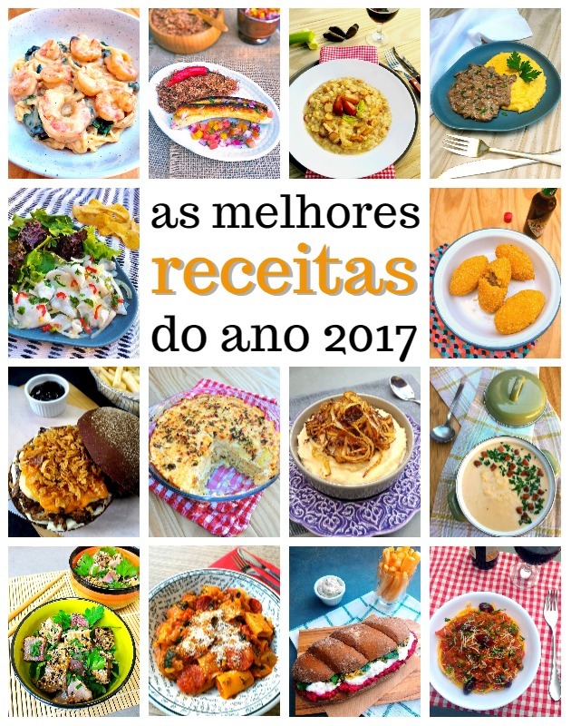 Top 20: as melhores receitas de 2017 – COZINHANDO PARA 2 OU 1